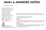 Quail & Gamebird Knödel — Enrichment Feed Ball with Mealworms 2 pack