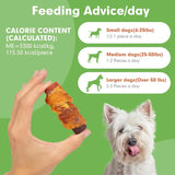 Rawhide Free Dog Treats 3 Inch Chicken Duck Beef Rolls 16 Count 21oz