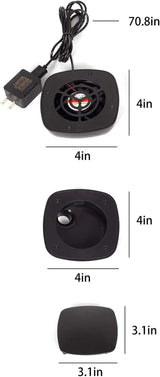 Reptile Terrarium Ventilation Fan Magnetic Dehumidifier 4200RPM