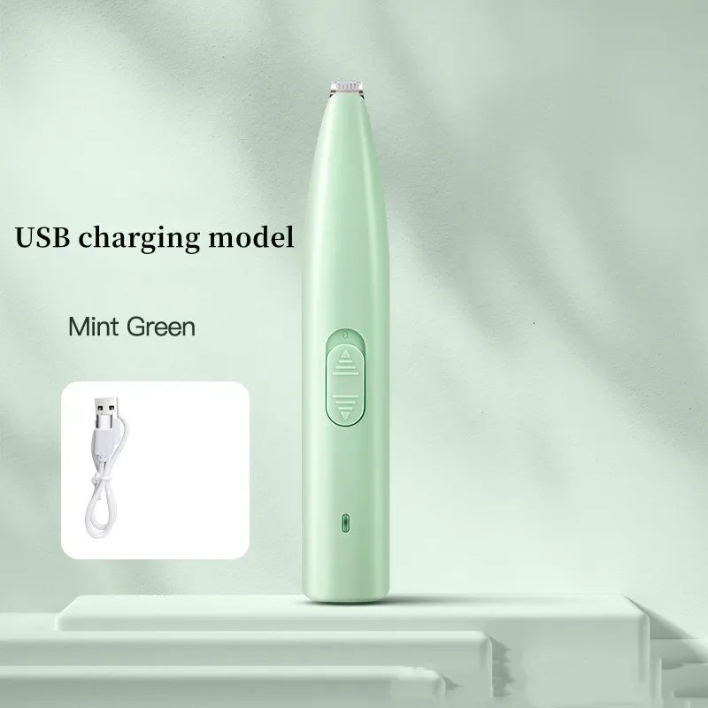 Electric Pet Trimmer for Cats & Dogs – Quiet USB Trimmer