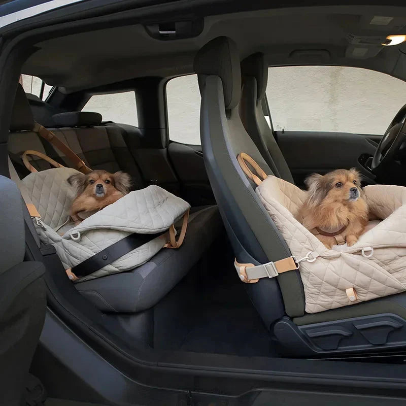 The Verona Luxe Carrier - Quilted Designer Pet Tote