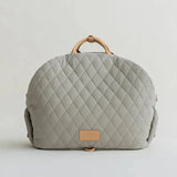 The Verona Luxe Carrier - Quilted Designer Pet Tote