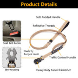 Heavy Duty Quick-Release Bungee Leash (Absorbs Pulls)