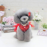 Sequin Bow Party Dress for Small Dogs Formal Dance Outfit All Sizes