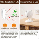 Smart Motion-Activated Cat Laser Toy, Rechargeable Clamp-On Interactive Toy