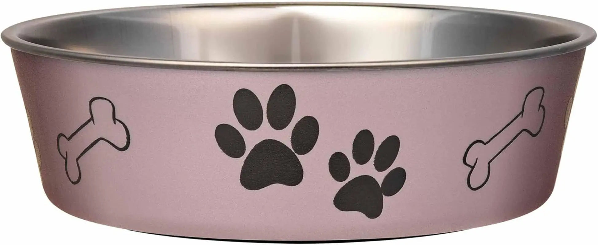 Stainless Steel Dog & Cat Bowl | Spill-Resistant Feeding Bowl (various colors)