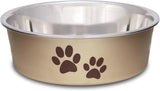 Stainless Steel Dog & Cat Bowl | Spill-Resistant Feeding Bowl (various colors)
