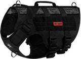 Tactical No-Pull Dog Harness – Mesh Military Vest with Handles for S -XL Dogs