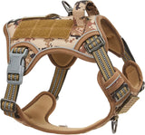Tactical No-Pull Dog Harness with Handle, Reflective Adjustable Training Vest