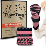 Tigertoes Non-Slip Dog Socks for Outdoors & Indoors, Extra Grip Paw Protection