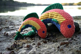 Rauccous Rainbow Trout Knottie® Plush Dog Toy