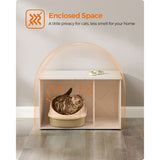 Cat Litter Box Enclosure with Removable Divider