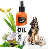 Wagging Tails 6-in-1 Soothing Oil for Dogs & Cats – Coconut Skin & Coat Care 6.76oz