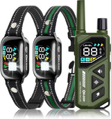 Waterproof Dog Shock Collar for up to 3 Dogs 3300FT AI Bark IPX7 Rechargeable