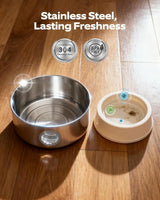 Wireless Cat Water Fountain Battery Operated Motion Sensor 2.6L Quiet