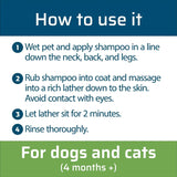 Wondercide Tick & Flea Shampoo for Dogs & Cats, Natural Essential Oils, 12 oz