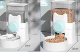 Hanging Cat Water Fountain And Automatic Dog Feeder For Drinking
