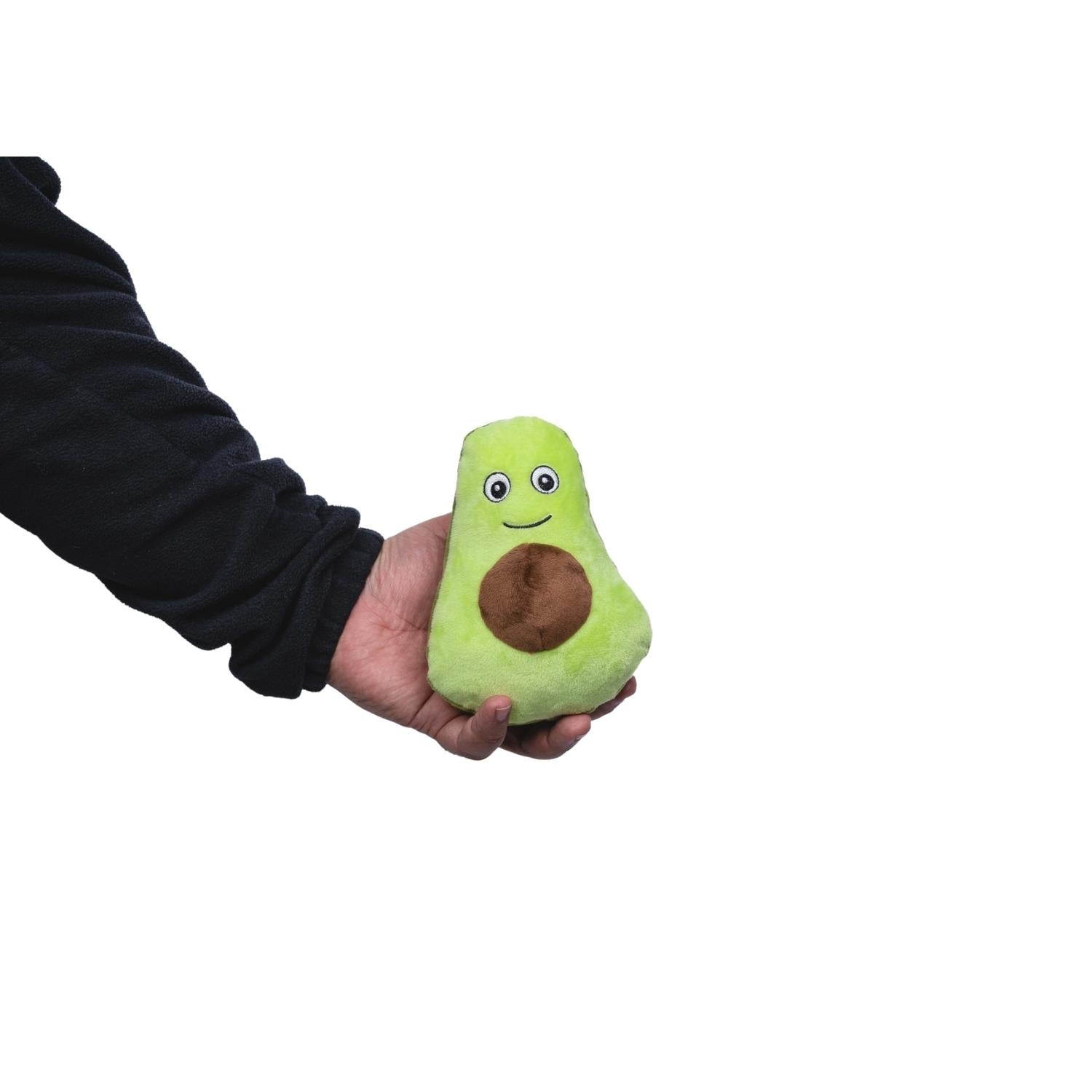 Avocado & Banana Plush Dog Toy Gift Set – with Squeaker & Crinkle Paper for Fun Play
