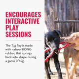 KONG - Tug - Durable Stretchy Rubber, Tug of War Dog Toy - for Medium Dogs