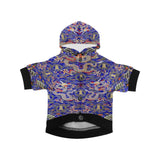 Blue Imperial Dragon Button Hoodie
