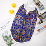 Blue Imperial Dragon Pet Vest