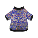 Blue Imperial Dragon Round Neck Shirt