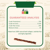 All-Natural Braided Collagen Stick Dog Treats, Supports Joint, Skin & Coat Health – 12-Inch Standard (25/Case)