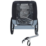 Large Folding Bike Trailer for Dogs – 66LB Capacity All-Terrain Pet Carrier
