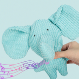 Milou & Lumi Pet Plush Squeaky Toy - Elephant