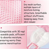 New Washable Dog Physiological Pants Leakproof Cartoon Dog Menstrual Pants Reusable Breathable Pet Diaper Pet Supplies
