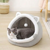 Contemporary Polyester Fiber Cat Bed