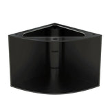90g Corner 1/4 Cylinder Reef-Ready Aquarium Set in White