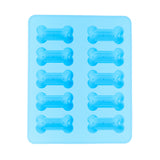 Country Living Bone-Shaped Silicone Baking Tray (10-Cavity Mold) – for Homemade Dog Treats, Candy, Cookies, Chocolate, and Ice Cubes