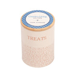 Country Living Dog Treat Canisters - Set of 2 Carbon Steel Jars with Bamboo Lids – White Swan