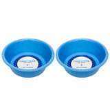 Country Living Set of 2 Coated Stainless Steel Heavy Dog Bowls - Ideal for Medium to Large Breeds