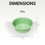 Country Living Set of 2 Coated Stainless Steel Heavy Dog Bowls - Ideal for Medium to Large Breeds
