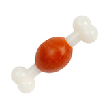 Country Living TPR & Nylon Bone Dog Chew Toy - Beef-Flavored, Ideal for Small Dogs