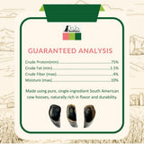 All-Natural Cow Hooves Dog Chews – Premium Crunchy Treats for Dental Health – (25/Case)
