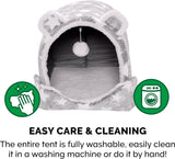 Washable Bed Cave for Indoor Cats & Small Dogs
