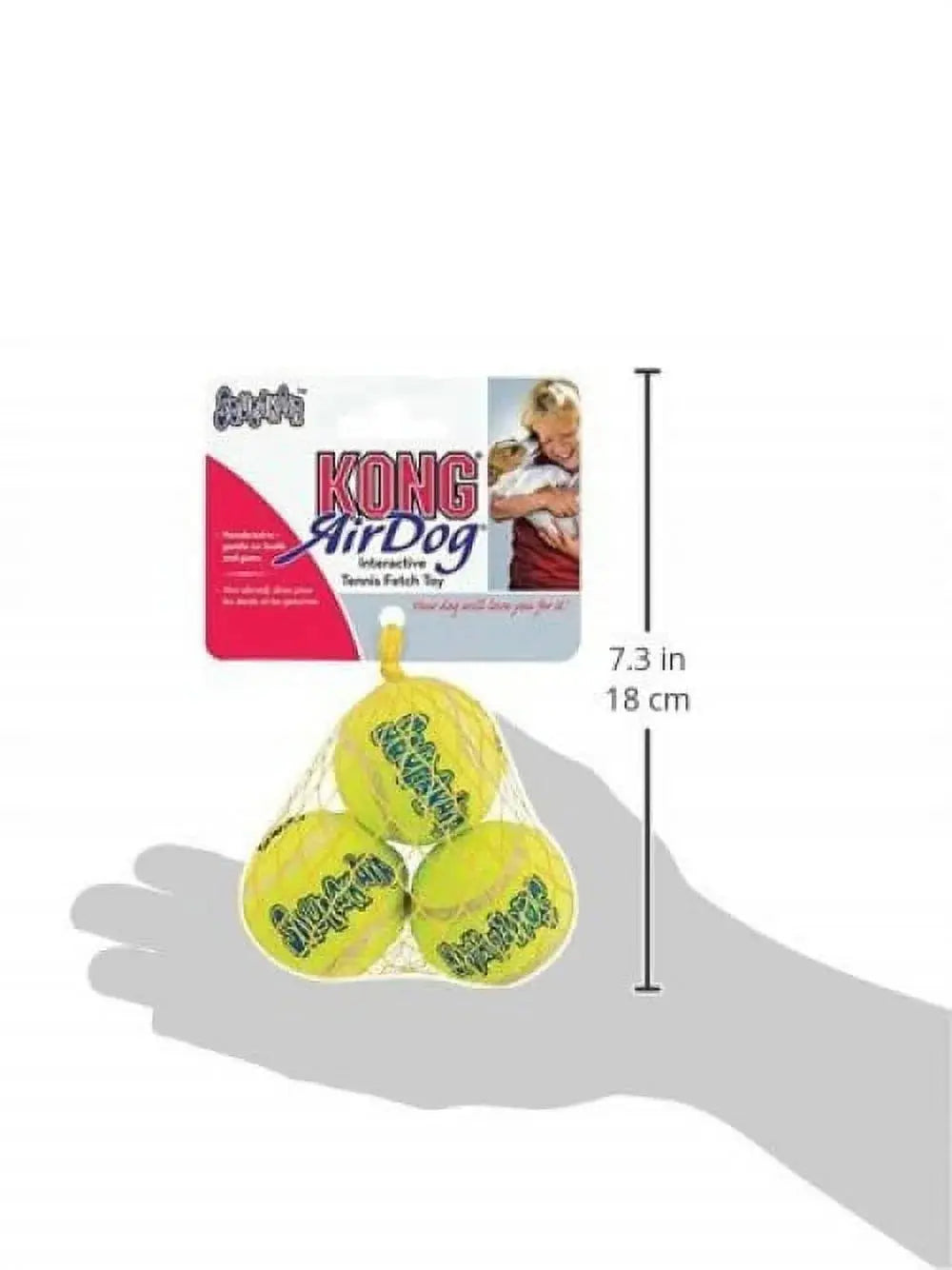 Air Dog Squeakair Dog Toy Tennis Balls, X-Small, 6-Balls