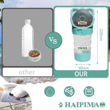 3 In 1 Pet Water Bottle Outdoor Portable Dog Water Bottle With Food Container Garbage Bags Dispenser For Cat Puppy Pets Stuff Accessories For Walking Hiking Travel