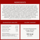 Freeze-Dried Raw Dinner Patties - Beef Recipe - High Protein Grain-Free Puppy & Dog Food - Perfect for Picky Eaters - 14 Oz
