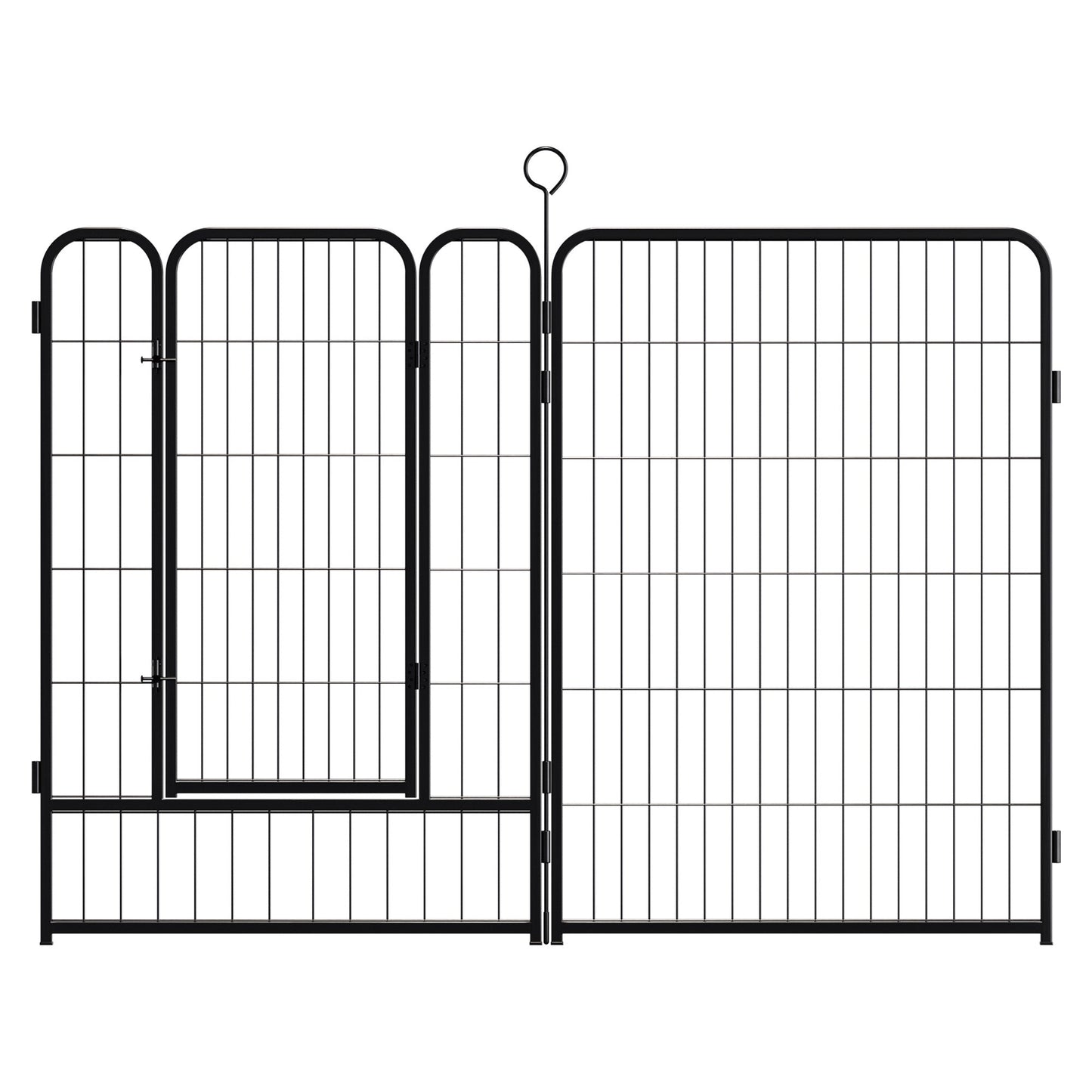 16 Panels Heavy Duty Metal Playpen with Self-Locking Gate, Extra Tall 40' Dog Fence Pet Exercise Pen for Outdoor and Indoor-Easy Setup Exercise Pen for Large Dogs