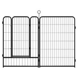 16 Panels Heavy Duty Metal Playpen with Self-Locking Gate, Extra Tall 40' Dog Fence Pet Exercise Pen for Outdoor and Indoor-Easy Setup Exercise Pen for Large Dogs