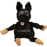 HuggleCause™, Project K-9 Hero, K-9 Mattis Knottie® Plush Dog Toy, Large