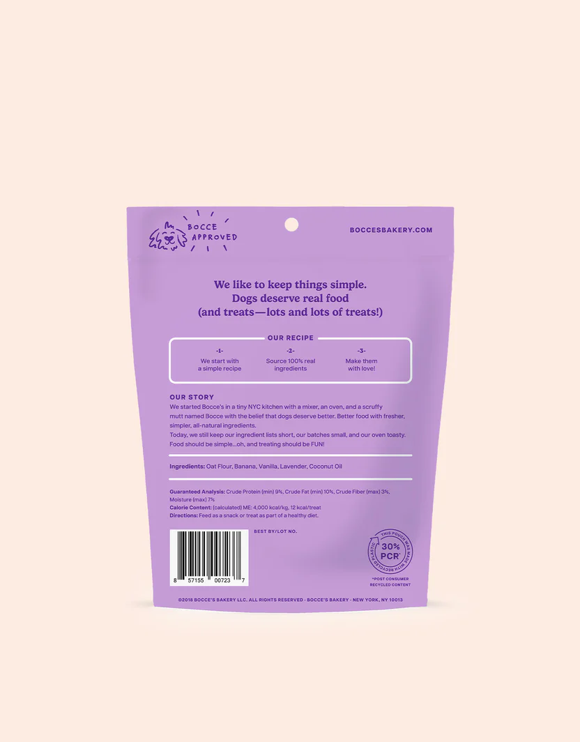Bocce's Bedtime Tea Dog Biscuits (5oz)