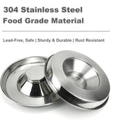 Stainless steel Weaning puppy food bowls