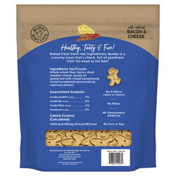 Buddy Biscuits Crunchy Bacon and Cheese Dog Treats