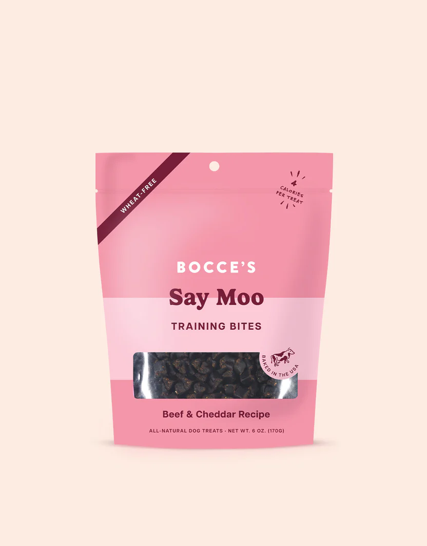 Bocces Training Bites Say Moo Dog Treats (6oz)