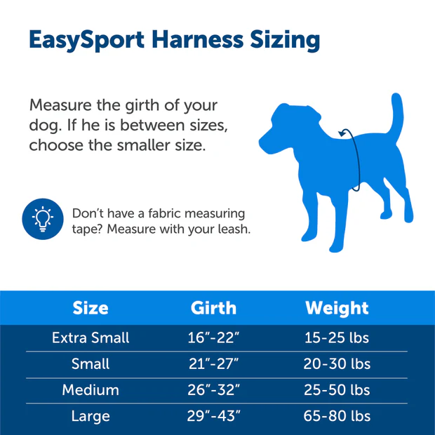 Petsafe Easysport Harness Charcoal Md